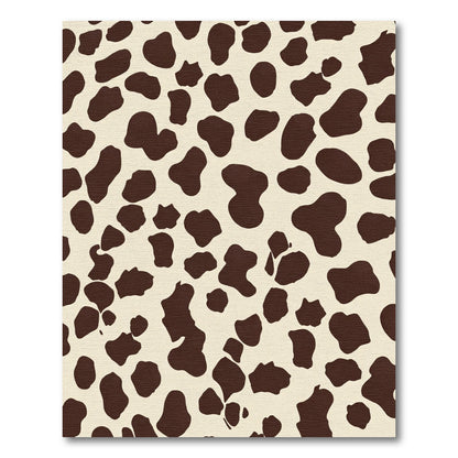 Cream and Brown Spotty Pattern Rug