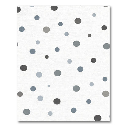 Muted Polka Dot Spot Cluster Rug