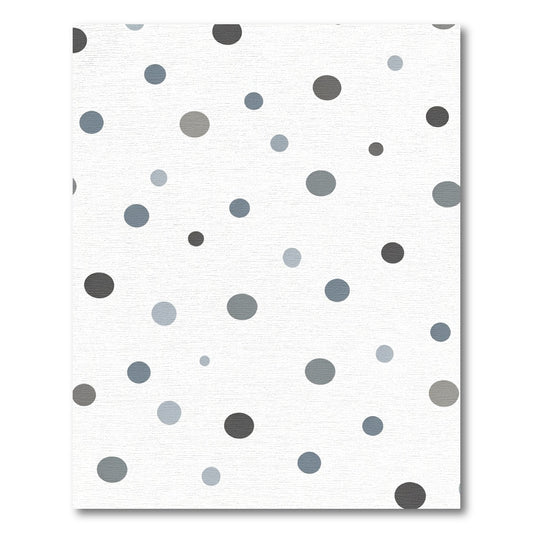 Muted Polka Dot Spot Cluster Rug