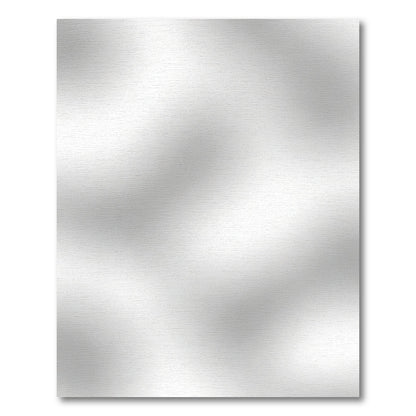 Soft Gray Abstract Organic Waves Rug
