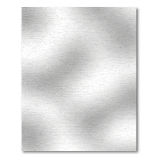 Soft Gray Abstract Organic Waves Rug