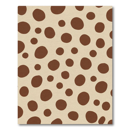 Brown Dot Cloud Formation Rug