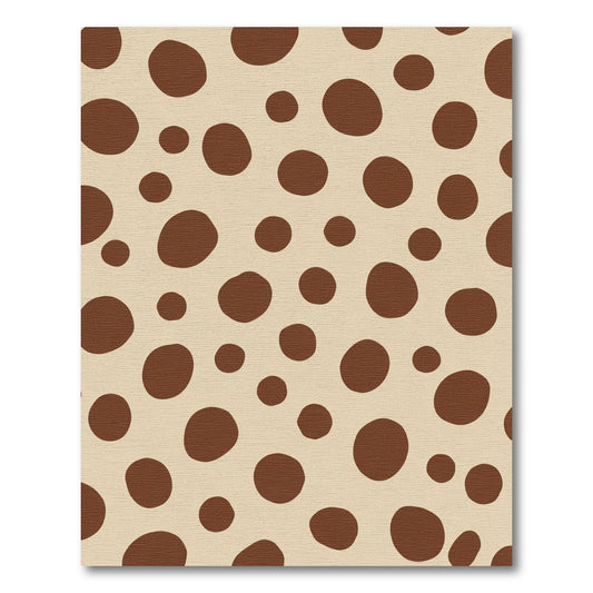 Brown Dot Cloud Formation Rug