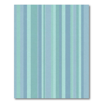 Cool Tone Vertical Stripe Rug