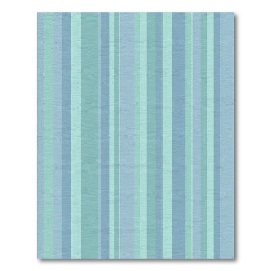 Cool Tone Vertical Stripe Rug