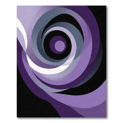Amethyst Swirl Modern Abstract Rug
