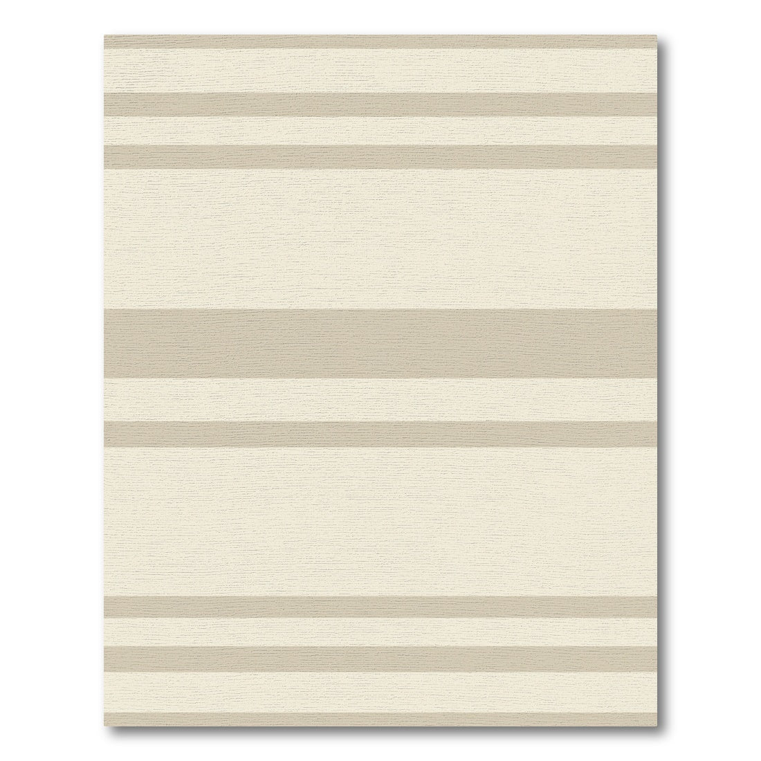 Minimalist Neutral Stripe Horizon Rug