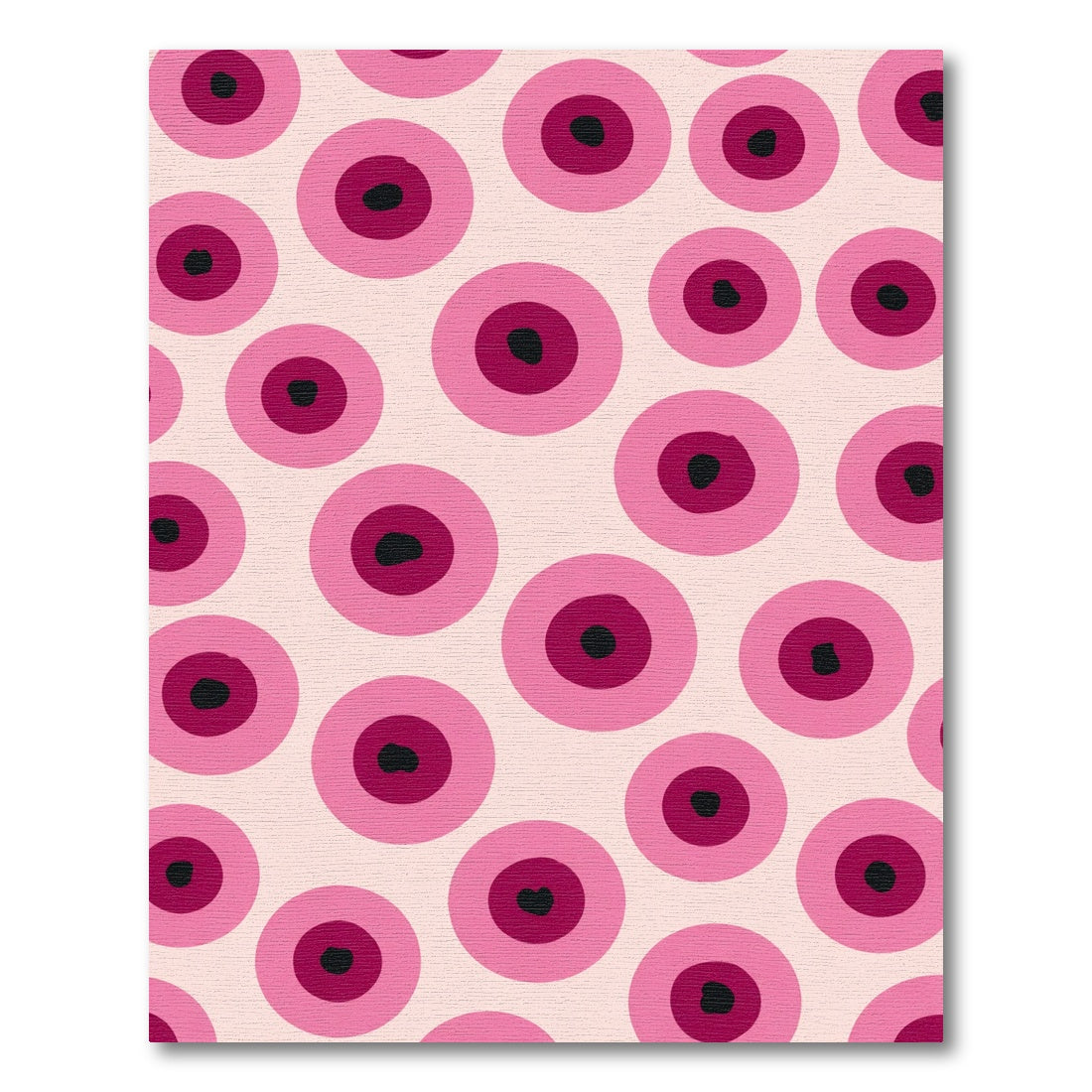 Pink Cherry Blossom Dot Rug