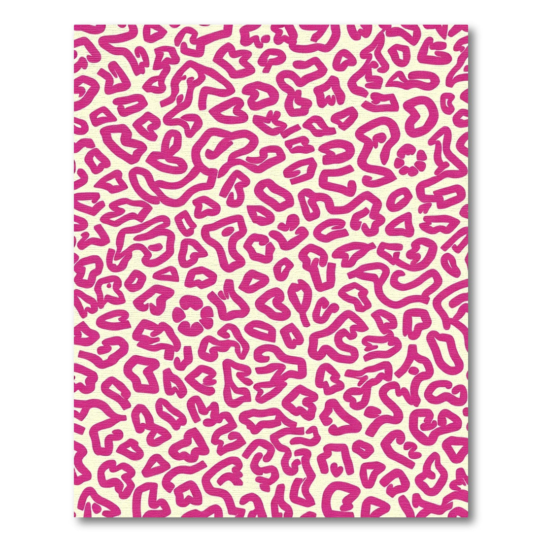 Bold Pink Leopard Spots Rug
