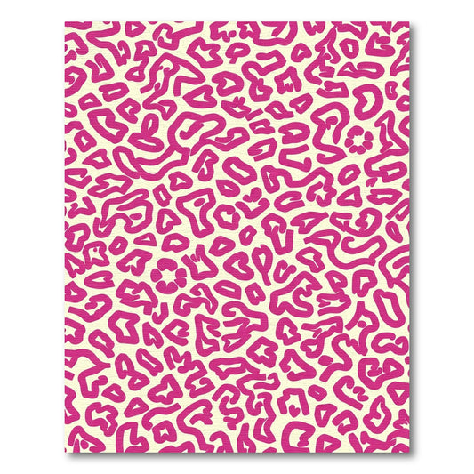 Bold Pink Leopard Spots Rug