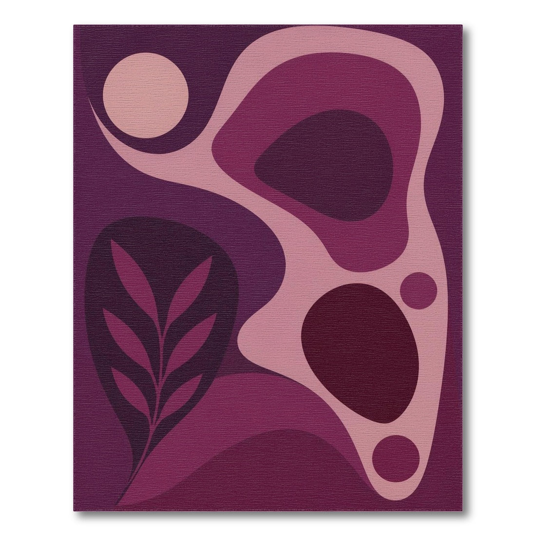 Purple Abstract Area Purple Abstract Organic Area Rug