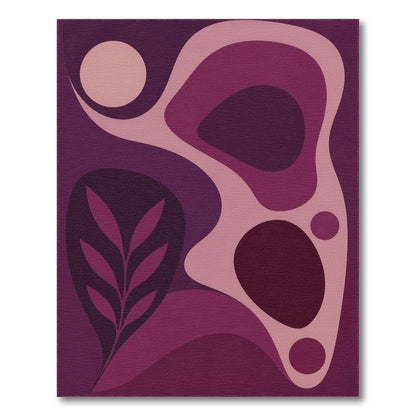 Purple Abstract Area Purple Abstract Organic Area Rug