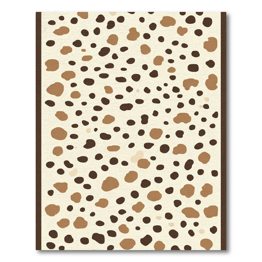 Earthy Speckled Spots Rug