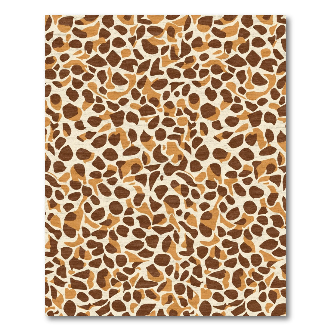 Organic Spotted Brown Tan Rug