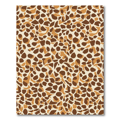Organic Spotted Brown Tan Rug