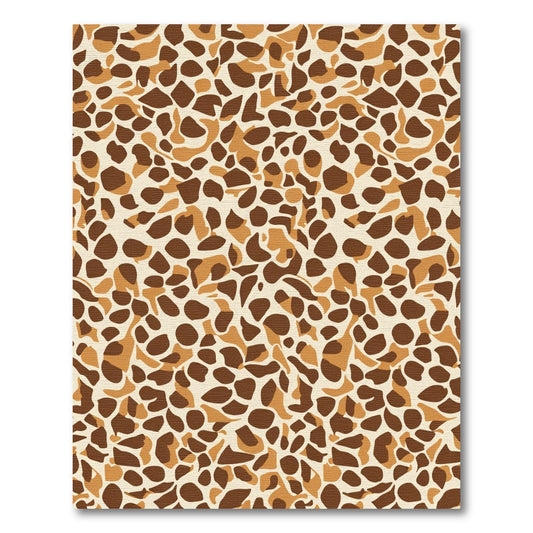 Organic Spotted Brown Tan Rug