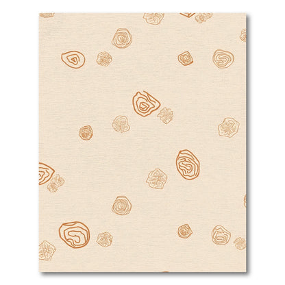 Terra Cotta Swirl Blossom Arrangement Rug