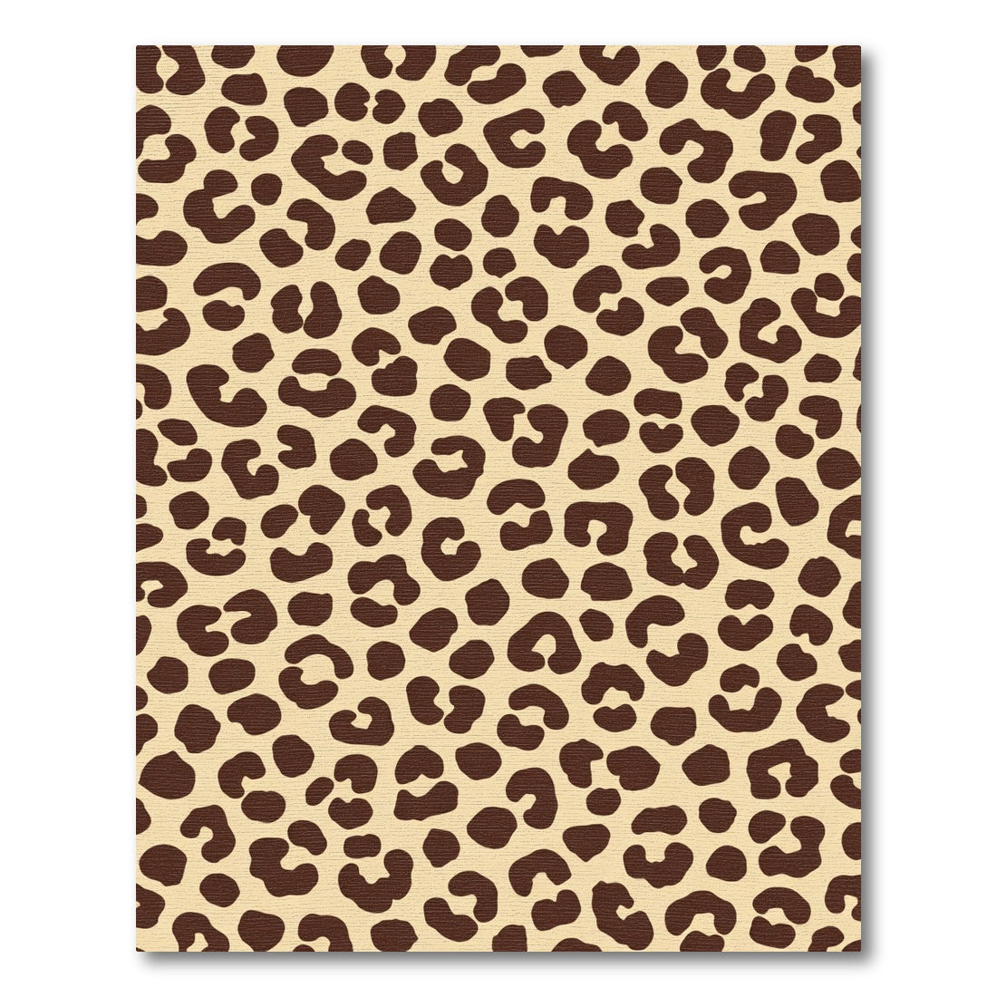Beige Brown Animal Spots Rug