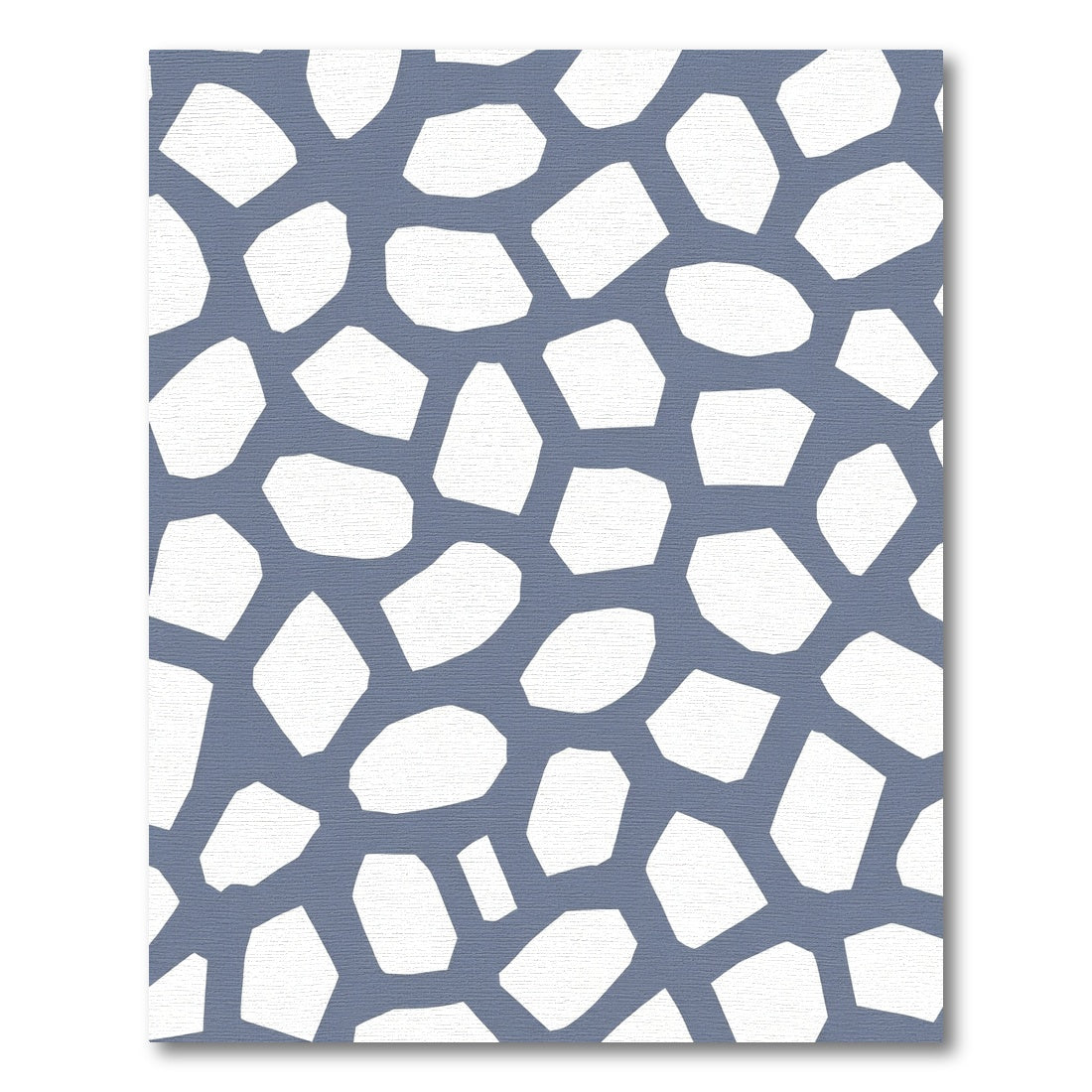 Slate Gray Irregular Stone Mosaic Rug