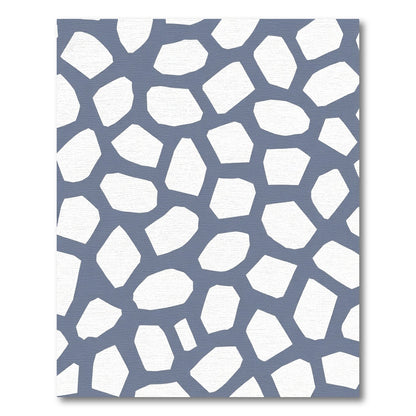 Slate Gray Irregular Stone Mosaic Rug
