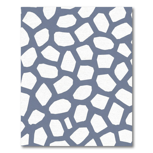 Slate Gray Irregular Stone Mosaic Rug
