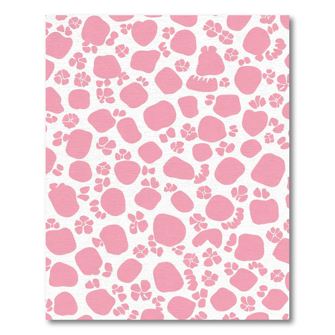 Pink Blobs Flower Arrangement Rug