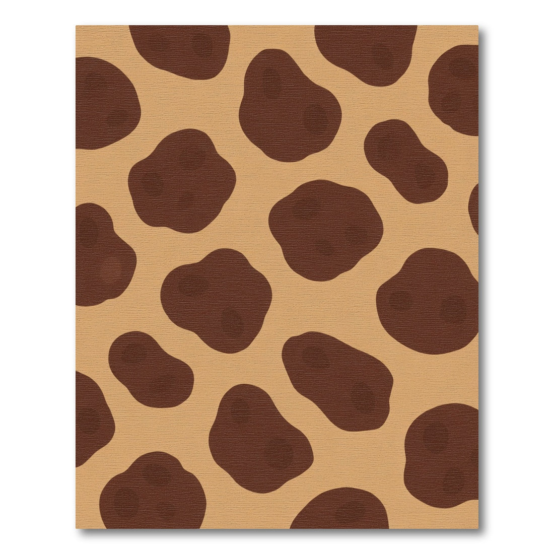 Brown Spotty Organic Composition Rug