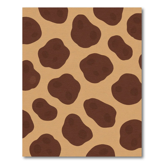 Brown Spotty Organic Composition Rug