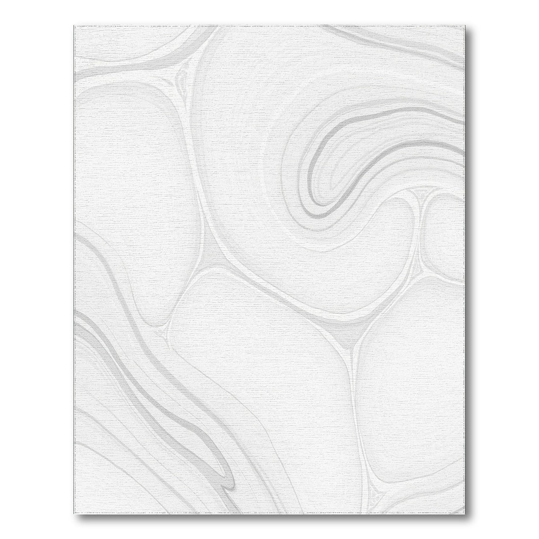 Abstract Fluid Grayscale Rug