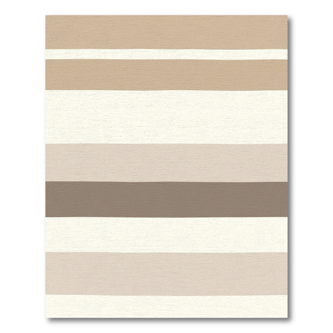 Neutral Tones Wide Striped Rug
