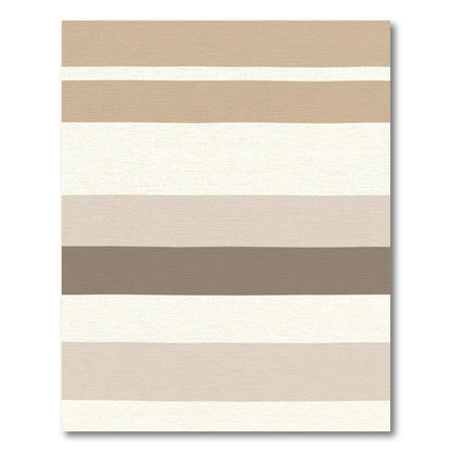 Neutral Tones Wide Striped Rug