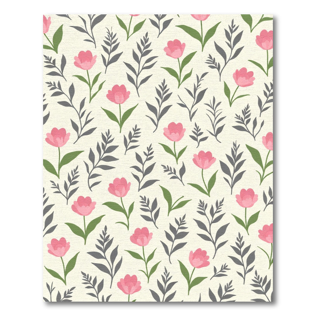 Pink Tulip Botanical Garden Rug
