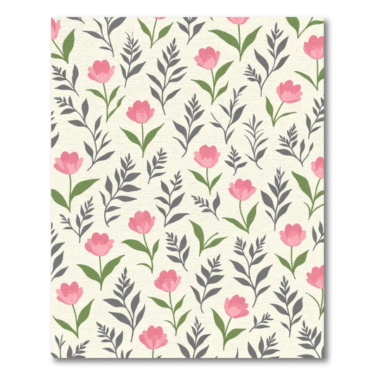 Pink Tulip Botanical Garden Rug