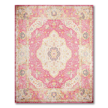 Pink Floral Vintage No. 123 Area Rug