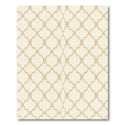 Neutral Quatrefoil Geometric Lattice Rug