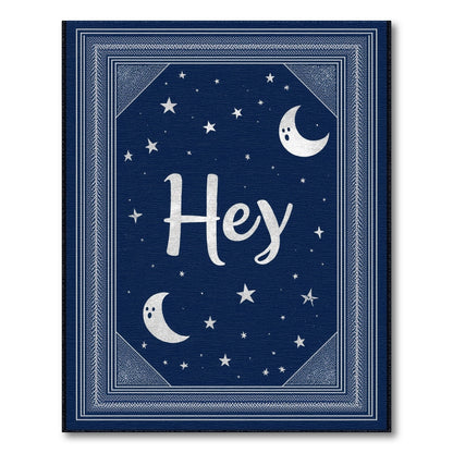 Hey Celestial Moon Stars Area Rug