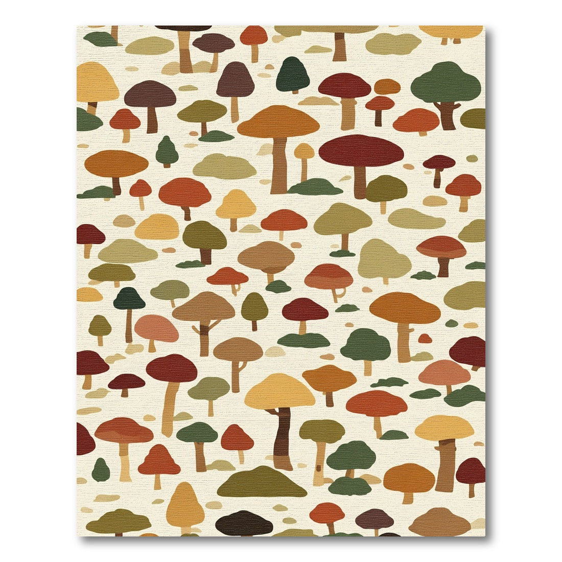 Woodland Fungi Forest Collection Rug