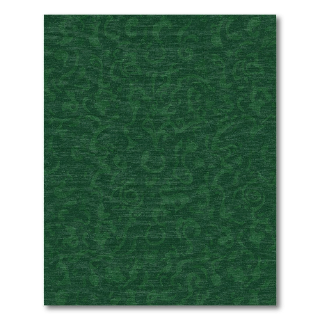 Deep Forest Swirl Flourish Medallion Rug
