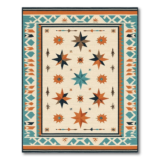 Southwestern Starburst Area Rug