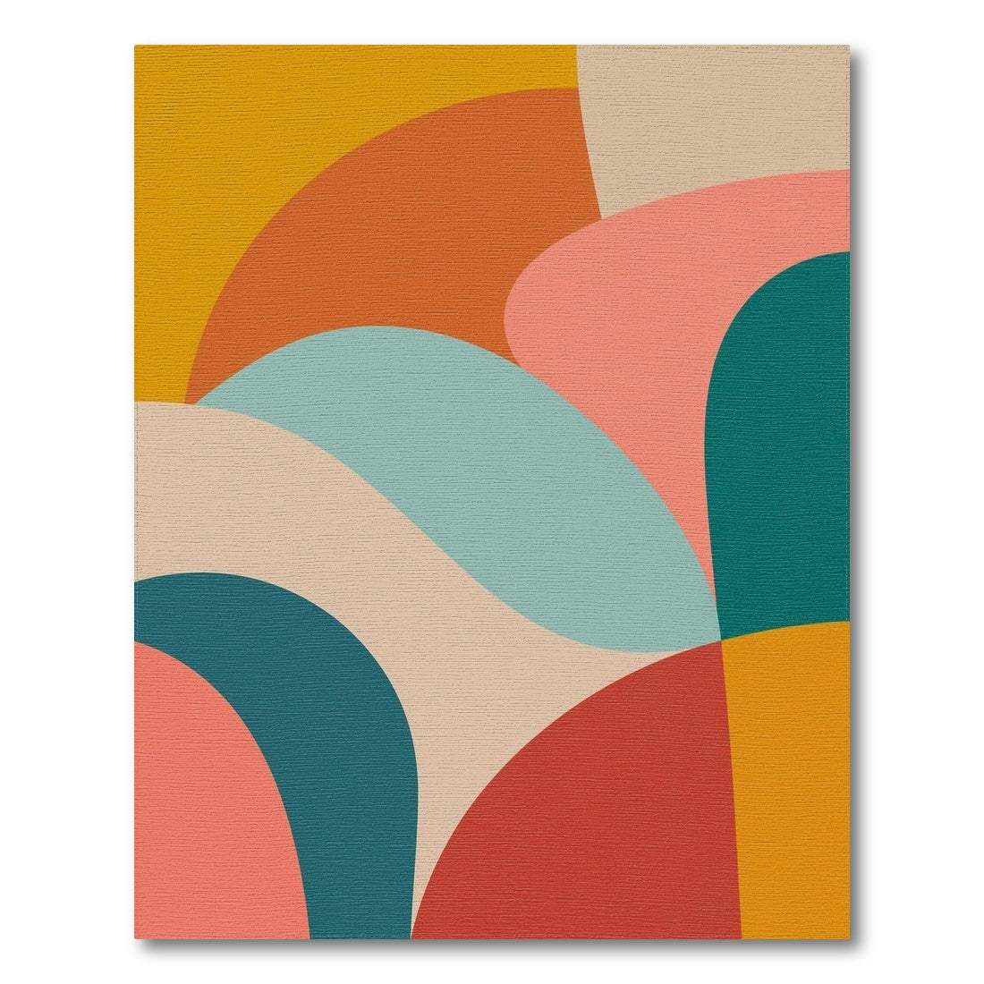 Vibrant Abstract Multi-Color and Patterns Area Rug