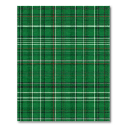 Green Plaid Heritage Area Rug