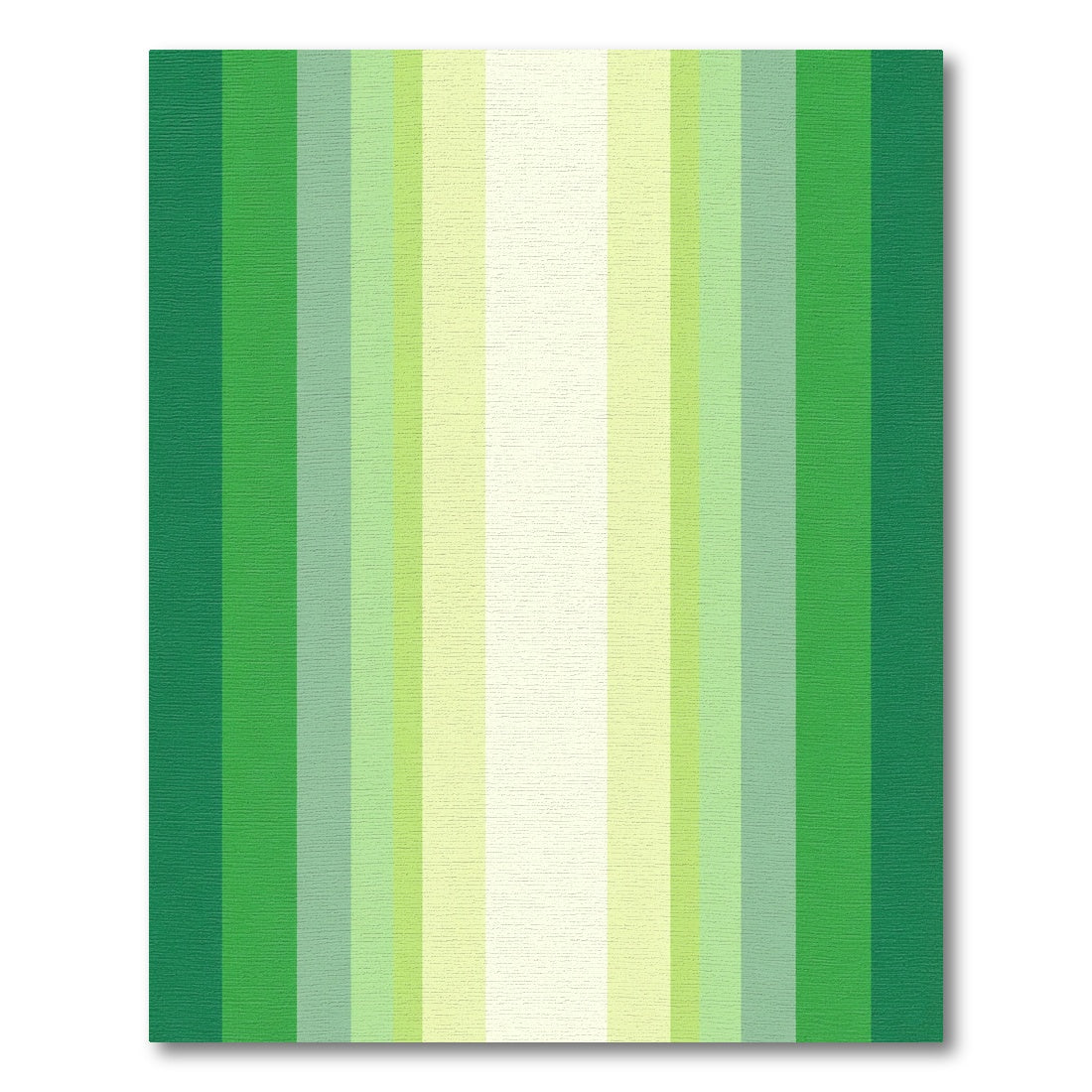 Vibrant Green Gradient Stripe Rug