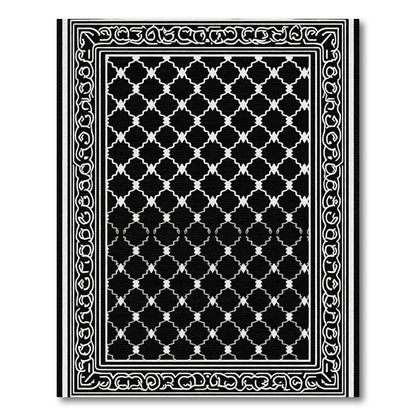 Monochromatic Lattice Border Rug