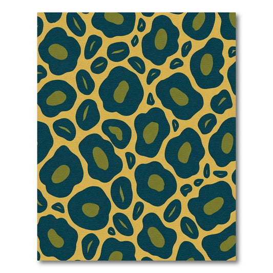 Golden Chartreuse Animal Spots Rug