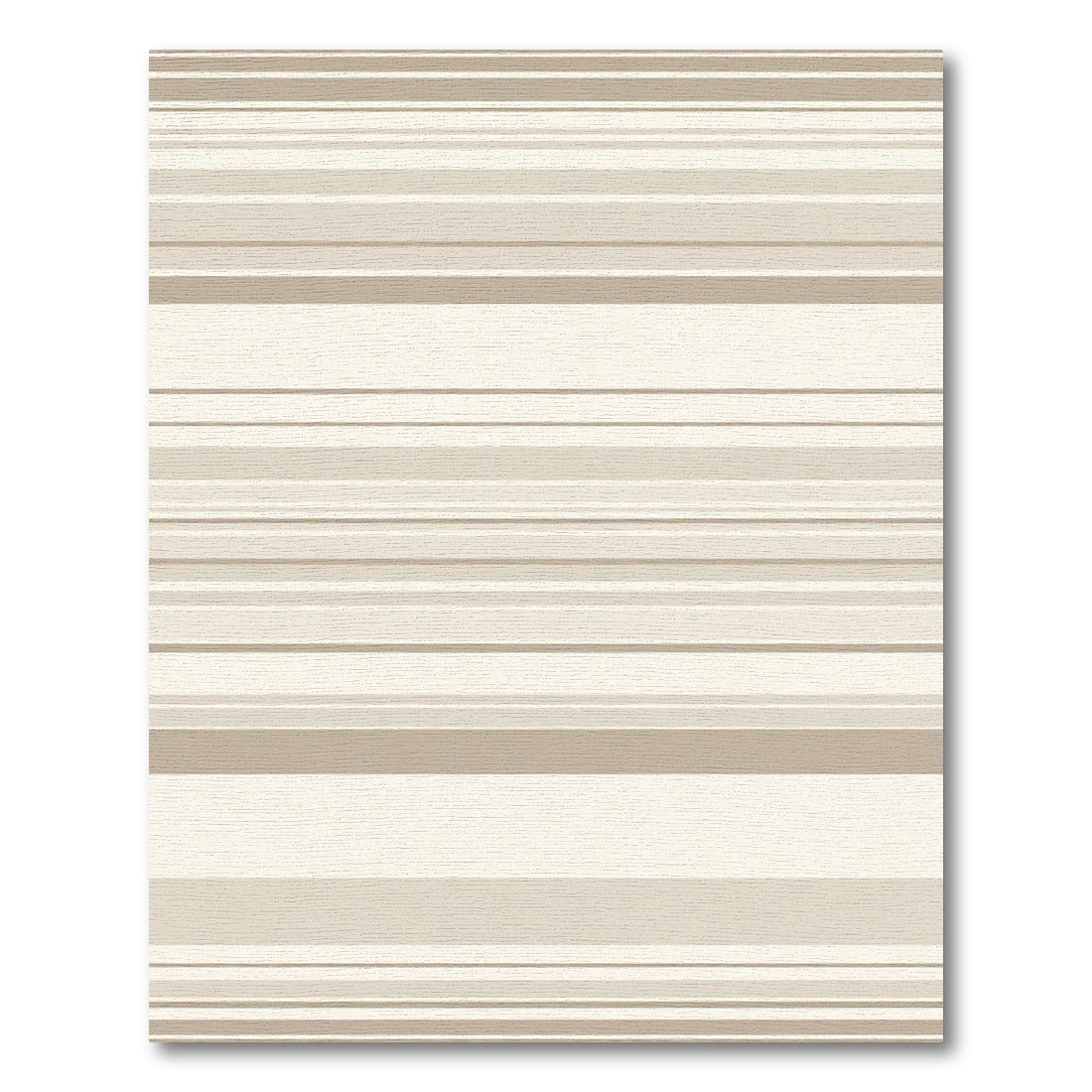 Neutral Tones Wide Narrow Stripe Rug
