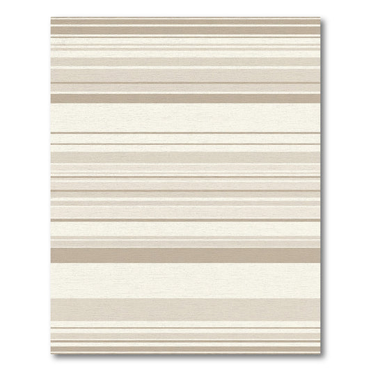 Neutral Tones Wide Narrow Stripe Rug