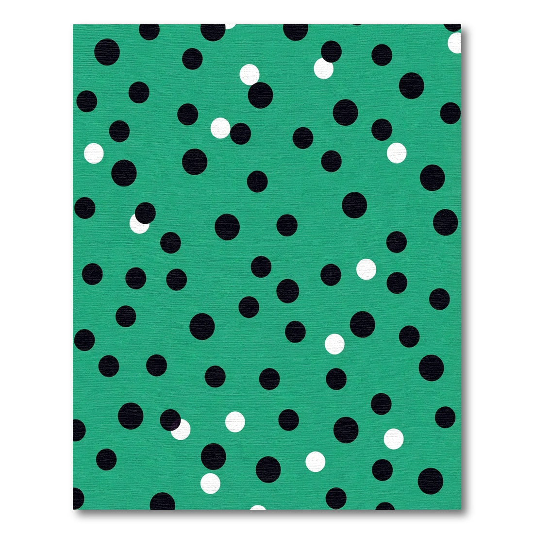 Teal Black White Polka Dot Scatter Rug