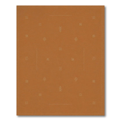Southwestern Terracotta Geometric Area Rug