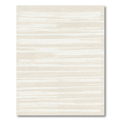 Subtle Beige Distressed Stripe Rug
