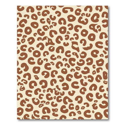 Brown Leopard Spot Classic Rug